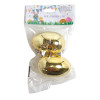 EASTER EGG GOLDEN JUMBO 2PK EASTER POLYBAG/HEADER INSERT