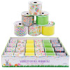 WIRE RIBBON SPRING EASTER 6AST 2.5IN X 3YD 24PC PDQ