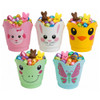 EASTER ICON SHAPED BUCKET 5ASST BUNNY/CHICK/LAMB/FROG/BUTTERFLY 7.5 DIA X 8IN H EASTER HT