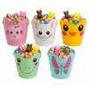 EASTER ICON SHAPED BUCKET 5ASST BUNNY/CHICK/LAMB/FROG/BUTTERFLY 7.5 DIA X 8IN H EASTER HT
