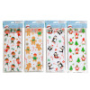 LOOT BAG CELLO CHRISTMAS 15CT 4 ASSORTED 11X2.5X5IN PBH ON 24PC MERCH STRIP