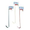 WREATH HANGER METAL 12IN 3AST RED/GOLD/GREEN XMAS TIEON HEADER