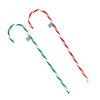 CANDY CANE PLASTC TRANSLUCENT RED/GREEN TUBE 32IN XMAS 28 RED/20 GRN PER CASE