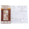 PLACEMAT HARVEST COLOR YOUR OWN  6PK/3 DESIGNS SHRINK/WRAP CARD