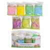 EASTER GRASS 1.5OZ 7 ASST MATTE & CRINKLE MIX IN 36PC PDQ WTD TO GREEN/ EASTER PTD PB