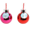 SIPPY CUP ELECTROPATED ORNAMENT SHAPE W/ CANDY STRIPE STRAW 13.3OZ EA W/XM HT