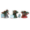 DOOR GREETER BELL 6.3IN VINTAGE W/ GREENS 3 ASST/ HANGTAG