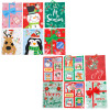 GIFT BAG LARGE CHRISTMAS 12 ASST 10 X 5 X 12.5 UPC LAB