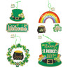 ST.PATRICK HANGING DECOR 4AST/PAPER STPAT HT