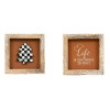 WALL ART 5X5X1.5 REVERSIBLE TREE/LIFE WOOD (12.00)