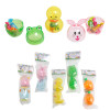 EASTER CANDY CONTAINER 2PK 3D CHICK/FROG/CARROT/BUNNY/DUCK EASTER PBH/INSERT