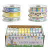 EASTER PRINTED RIBBON 3YD X 5/8IN 6AST/24PC PDQ EASTER PRINTED RIBBON 3YD X 5/8IN 6AST/24PC PDQ