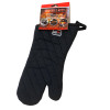 OVEN MITT EXTRA LONG 14IN RED/BLACK BBQ TCD