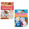 COLORING ACTIVITY BOOK MERMAIDS & BALLERINAS 2 ASSORTED IN FLOOR DISPLAY