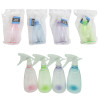 SPRAY BOTTLE 16.9OZ/500ML FROSTED 4AST COLORS CASE CUT CARTON GMHT