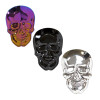 SKULL TRAY HALLOWEEN 9.25 X 13 IRID/SILVER/BLACK