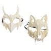 SKELETON BONE ANIMAL MASK 2AST/HEADER 14+