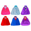 KIDS CAPE SATIN W/EYEMASK 6AST 3 PRINTS/3 SOLIDS/HEADER