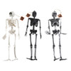 SKELETON HANGING DECOR 24IN 12 NATURAL/3 EA BLACK& ANTIQUE SILVER TWINE/HANGING HDR