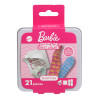 FIRST AID KIT 21PC BARBIE TIN PEGGABLE
