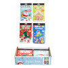 STICKER BOOK CHRISTMAS 5PG 80CT 4AST IN 48PC PDQ
