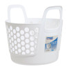 PLASTIC FLEXI BASKET WHITE APPROX 15L CAPACITY POLY BAG