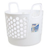 PLASTIC FLEXI BASKET WHITE APPROX 45L CAPACITY POLY BAG