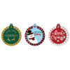 COUNTDOWN CALENDAR MDF WALL PLAQUE ROTATABLE NUMBERS 11.8 X 13IN 3AST/XMAS MDF/LABEL