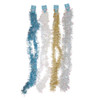 GARLAND TINSEL 6.5FT IRDESCENT 4AST WHITE/BLUE/SILVER/GOLD 2 PLY/3.3IN TIP WIDTH XM HDR