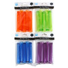 TUBE SHOT GLASS PLASTIC 5PK 5.5INL/4AST TRANSPARENT TINTS/PARTY PBH/ORANGE/LIME GREENPURPLE/DARK BLUE