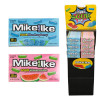 MIKE & IKE SOUR WATERMELON AND SOUR BLUE RASPBERRY 4.25 OZ THEATER BOXES IN FLOOR DISPLAY