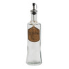 OIL & VINEGAR CRUET 18.9OZ ROUND BOTTLE PP$3
