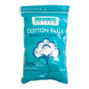 COTTON BALLS 100CT 100% COTTON PEGGABLE & RESEALABLE POLY BAG CAROLINA COTTON BILINGUAL UPC: 7-50104-86245-4