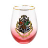 STEMLESS GLASS 4.75IN 20OZ  HOGWARTS CREST PINK