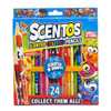 PENCILS 24PC SCENTED COLORED SEASON 1 SCRATCH & SNIFF SCENTOS WEVEEL PEGGABLE