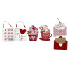 HANGING DECOR VALENTINE MDF WALL PLAQUE 6AST/VAL LABEL