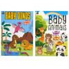 COLORING AND ACTIVITY BOOK BABY DINO/BABY ANIMALS 2 ASST TITLES IN 48PC FLOOR DISPLAY
