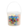 CHALK 18PC HEXAGONAL SHAPE 3.82IN L IN ROUND BUCKET