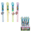 BUBBLE TUBE LIGHT-UP DINO 70ML/2.4OZ -11.4IN 4AST COLOR/2 DINO HEAD SHAPE IN 16PC PDQ