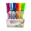 BUBBLE WAND 15IN W/NEW HANDLE 6AST COLORS IN 24PC PDQ