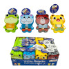 WATER SQUIRTER CARTOON ANIMAL 4AST 4IN/36PC PDQ/BASKET STUFFER/PARTY FAVOR/LABEL