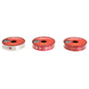 RIBBON VALENTINE .6INX3YD ROLL 6AST PRINTS IN 36PC PDQ