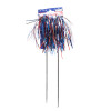 POM-POM TINSEL 2PK PATRIOTIC PARADE 18IN EA SET/TCD