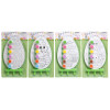 CRAFT KIT EASTER PAINT SET W/EGG SHAPED BOARD AND EASEL W/6 PAINTS 4AST/BLC