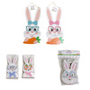 BUNNY W/GLASSES MDF DECOR 3AST WALL PLAQUE/TABLE DECOR/1 X4FT GARLAND EASTER LABEL