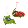 INSECT SHAPED BUG VIEWER TOY 3AST BEE/LADYBUG/GRASSHOPPER W/WRIST STRAP/PBH