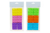 BUILDING BLOCK EASTER CANDY CONTAINER HINGED 6PK BRITES/PASTELS PBH