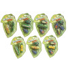 INSECT WINDOW CREEPERS 2/3/4PC SETS ON LEAF SHAPED BACKER CARD