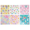 GIFT BAG EASTER LARGE/GLITTER 6AST 12 X 12 X 5IN/LABEL