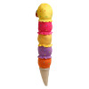 DOG TOY WITH SQUEAKER 24 INCH JUMBO ICE CREAM CONE